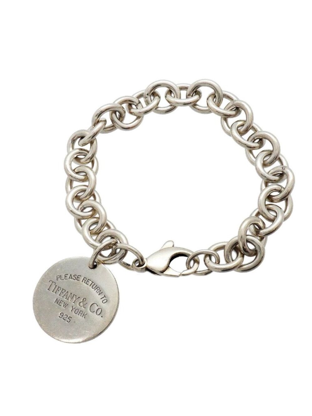 Tiffany & Co Bracelet Return to Tiffany Round Circle 925 Sterling Silver